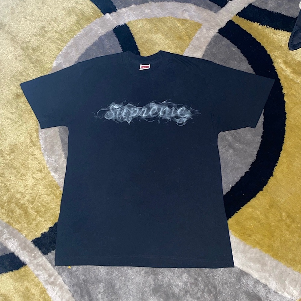 The Supreme Smoke Tee in Black